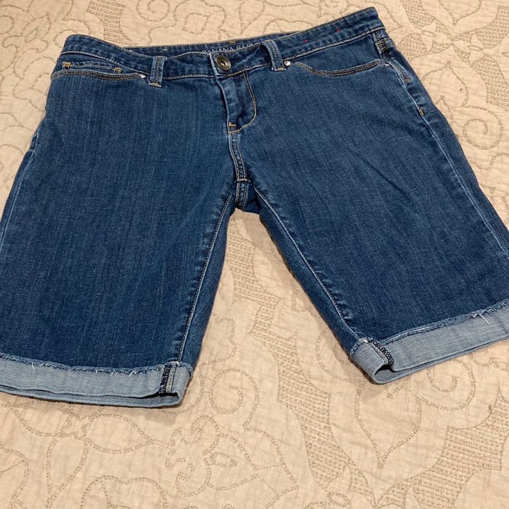 Banana republic denim shorts
